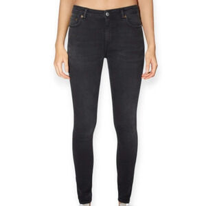 Acne Studios Skin 5 Skinny Jeans in "Used Black" Ankle Crop 26 (2)